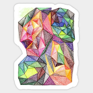 Faceted Sticker